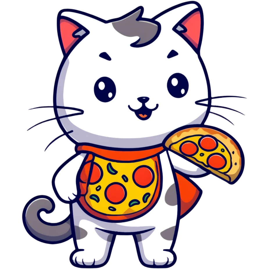 A catpizza emoji