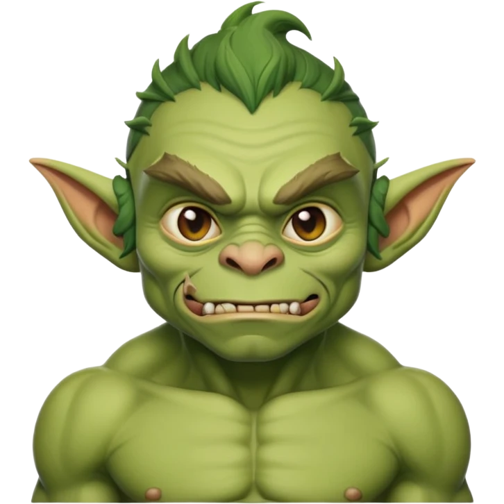 Naked goblin-male emoji