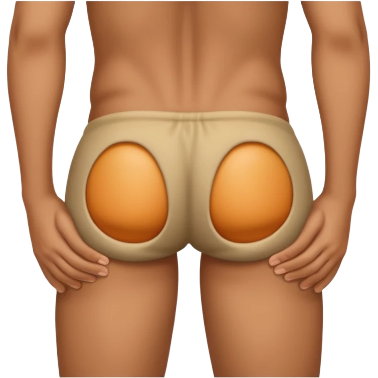 Holding butt  emoji