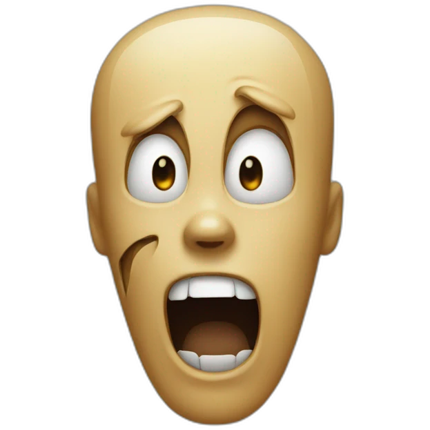 Scream emoji