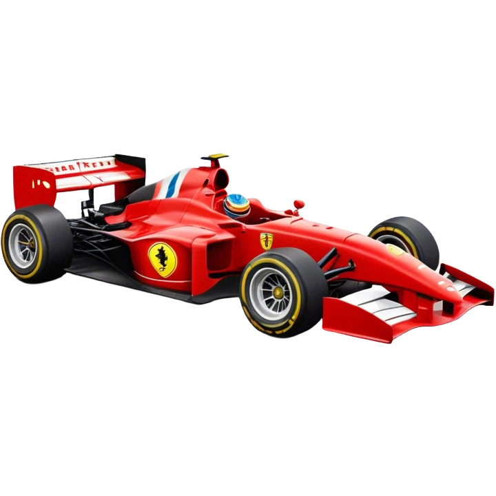 Red f1 ferrari car emoji