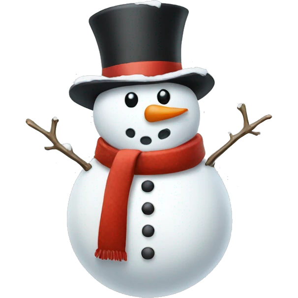 full body christmas hat snowman emoji