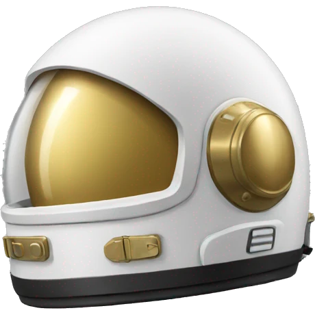 astronaut helmet only with gold visor emoji