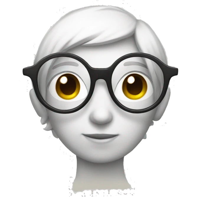 cute glassses emoji