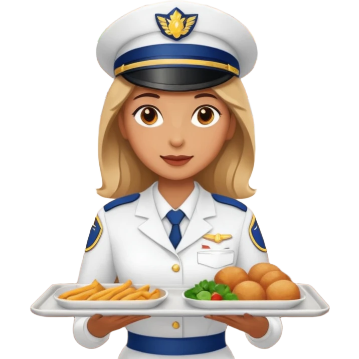 woman serving food in a restaurant emoji