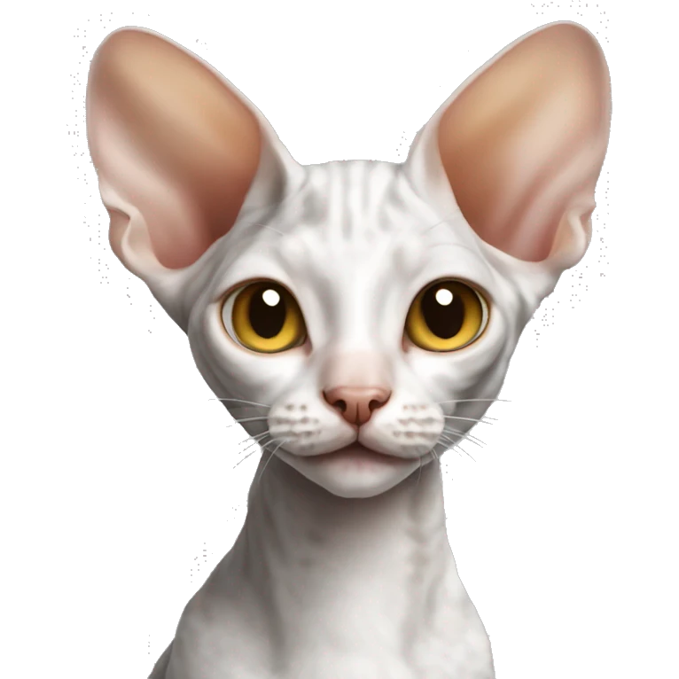 Cat Cornish Rex emoji