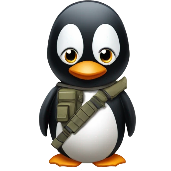 A tactical Penguin ￼ emoji