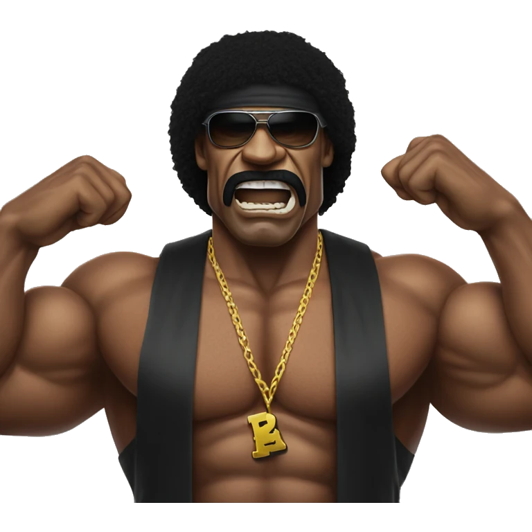 Black hulk hogan emoji