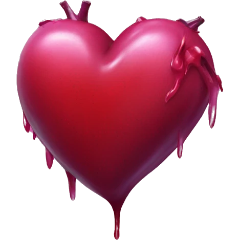 Bleeding heart  emoji