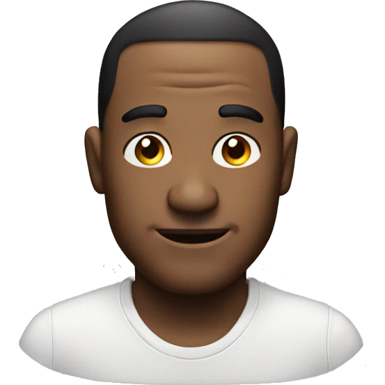 man smirking with side eye emoji