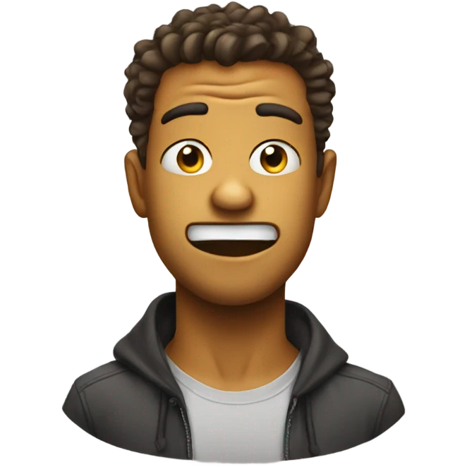 crazy face emoji