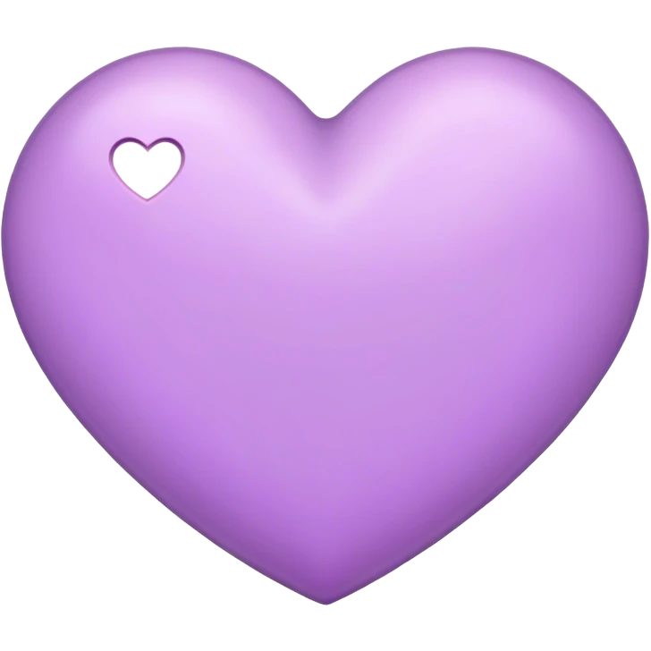 Heart with light purple  emoji