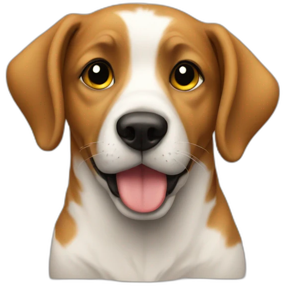 Dog kiss car emoji
