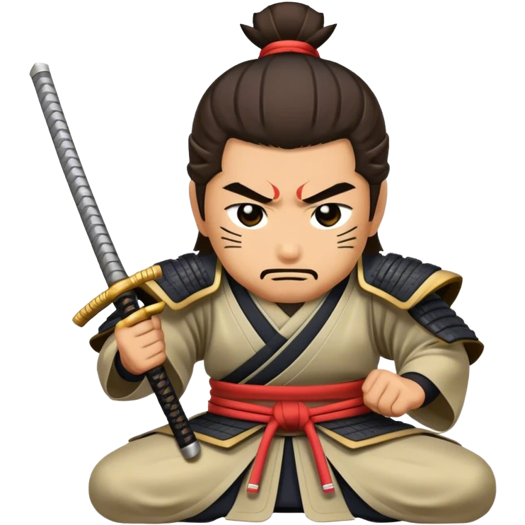 Samurai bowing emoji