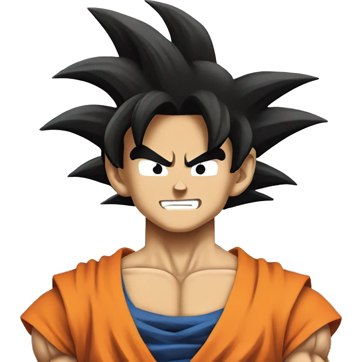 Goku doing the kameamea emoji