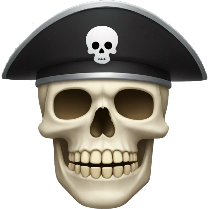 Skull with shako emoji