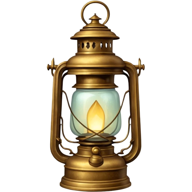 glitter old lantern emoji