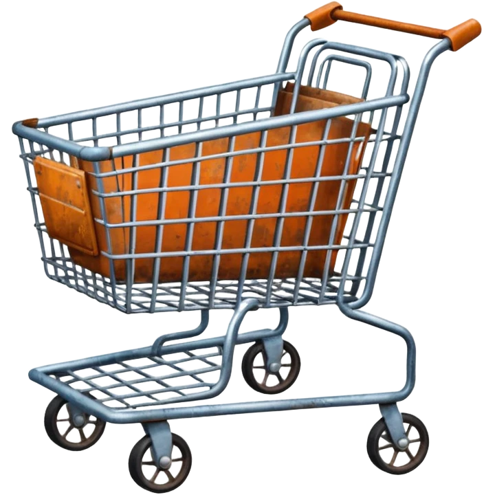 abandoned shopping cart emoji