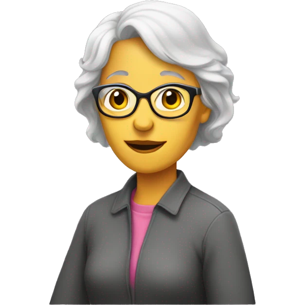 Pansexual Elder Female Named Heidi emoji
