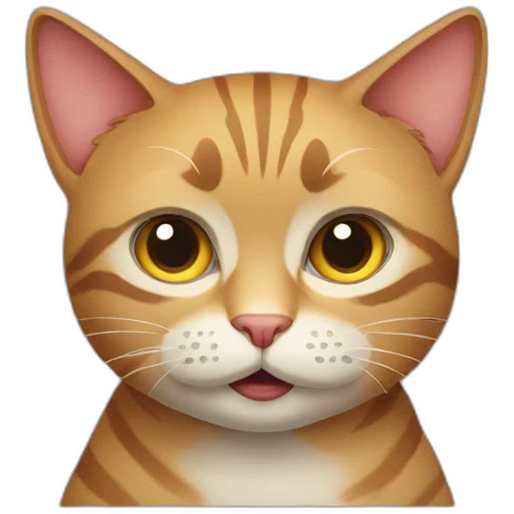 Suspicious cat emoji