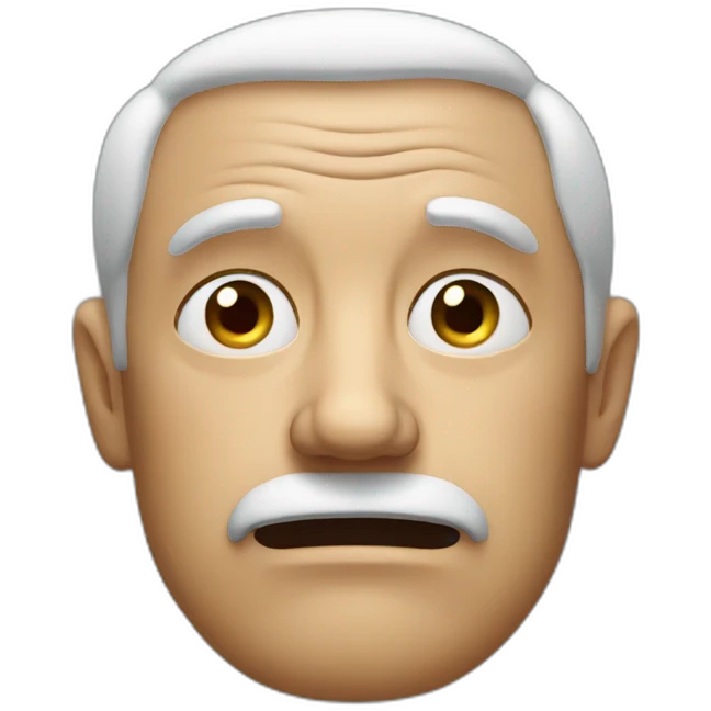 Sad grandfather emoji