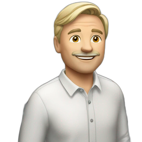 Kees Prins, in de skybox, talking about integriteit emoji