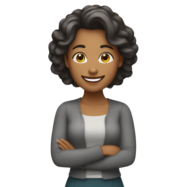 Mujer feliz emoji