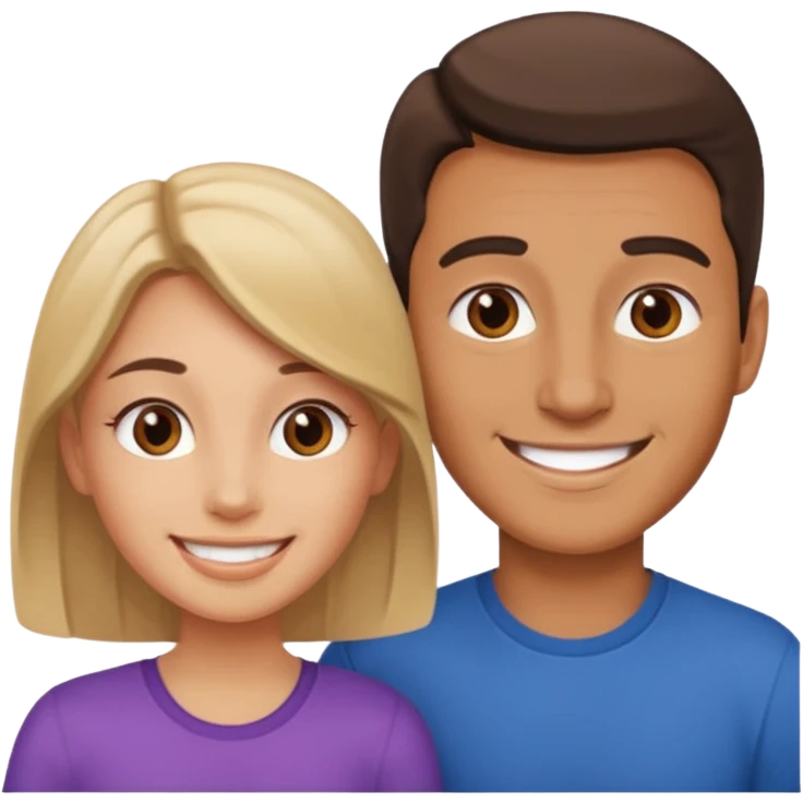 man in school with a girl emoji