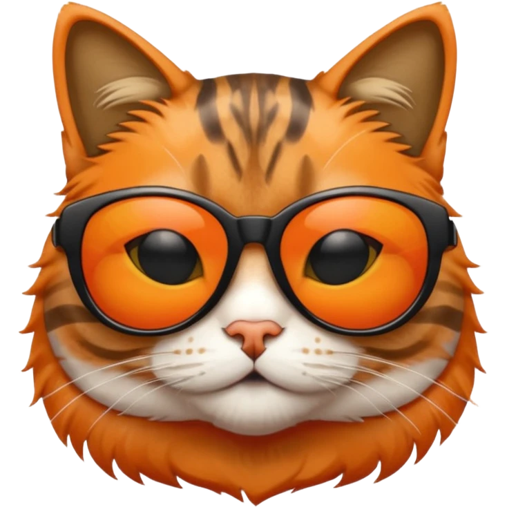 Cat wearing sunglasses emoji