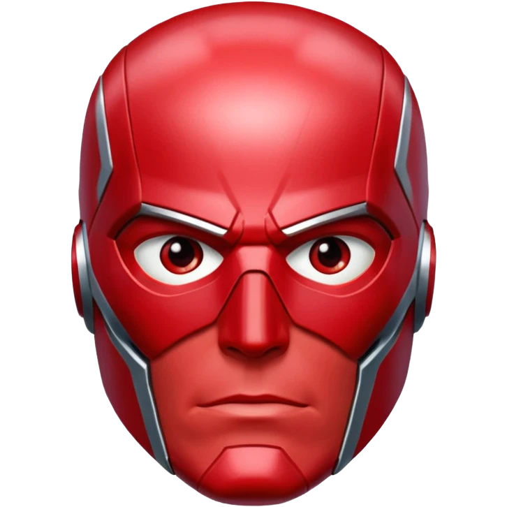 Vision marvel, red face from captain america: civil war emoji