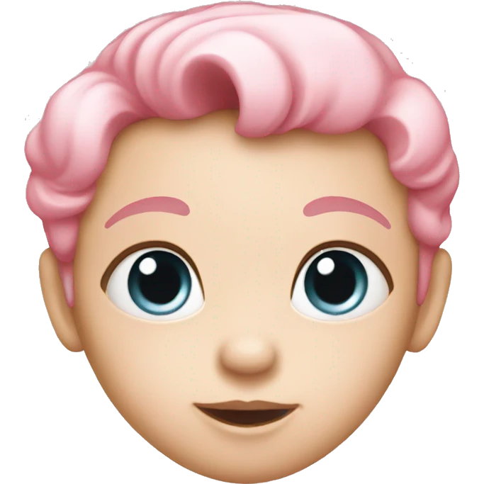 Baby pink heart emoji
