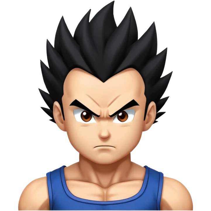 Vegeta from Dragon Ball emoji