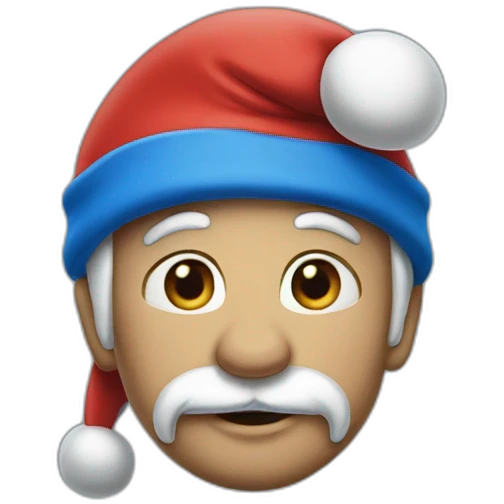 Tell me, Papa Smurf emoji