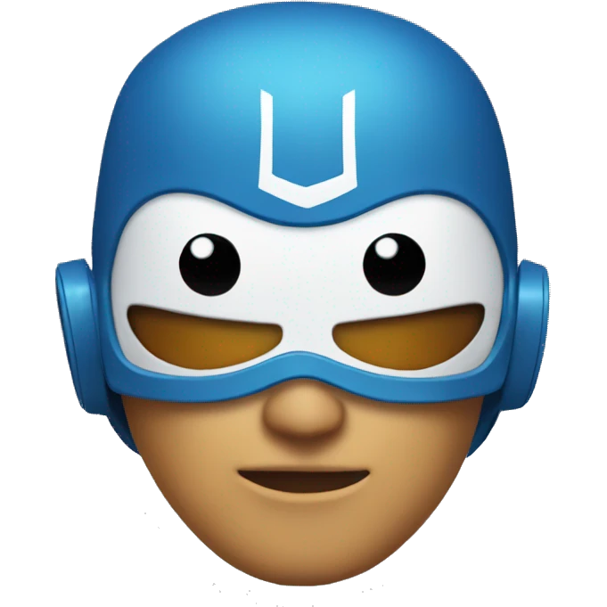 a superhero with a computer for a head emoji