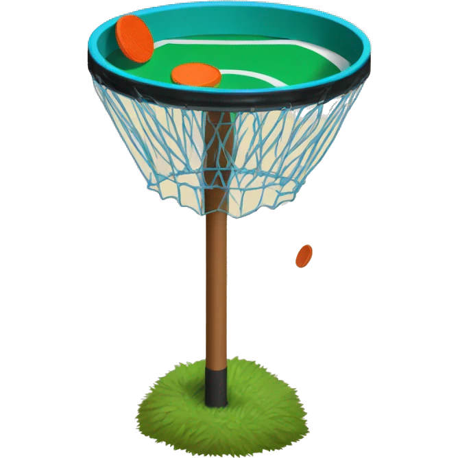 Disc golf basket emoji