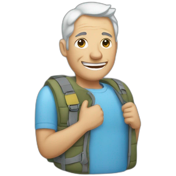 un homme qui pleure mes cache un sourire dérière sa main emoji