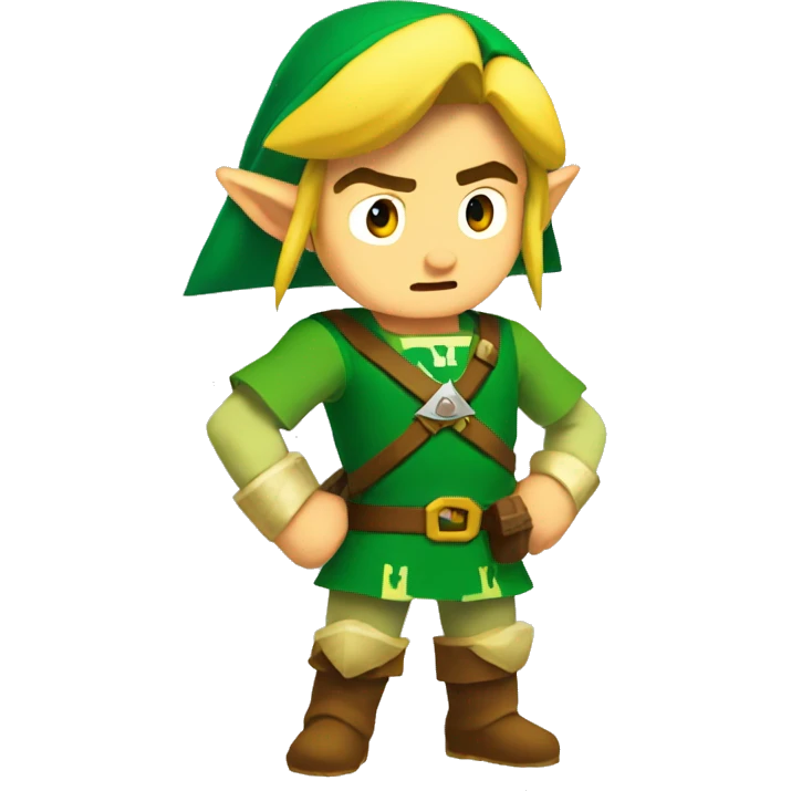 Legend of Zelda link emotions emoji