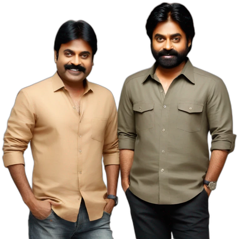Pawan kalyan with ntr emoji