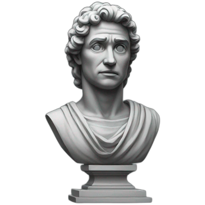 Statue concerned emoji