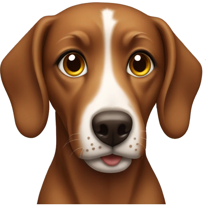 female brown dog emoji