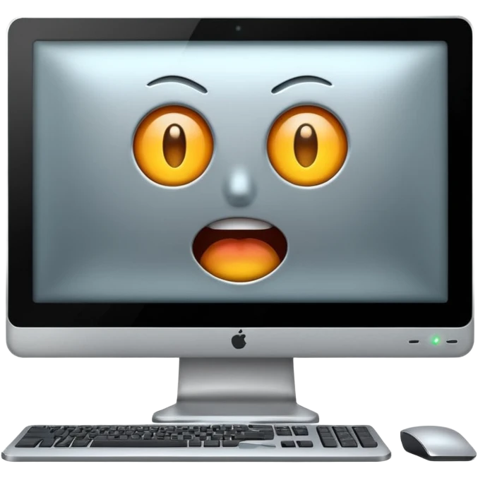 shocked desktop emoji