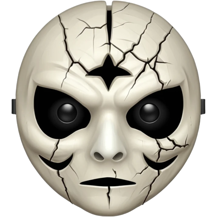 Halloween mask spooky emoji