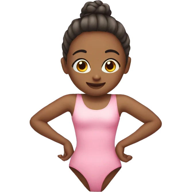 pink leotard  emoji