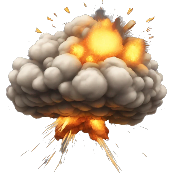 explosion emoji