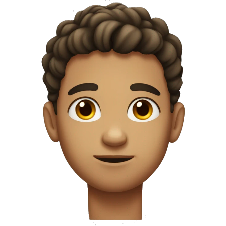 Young guy with a scar on his face  emoji