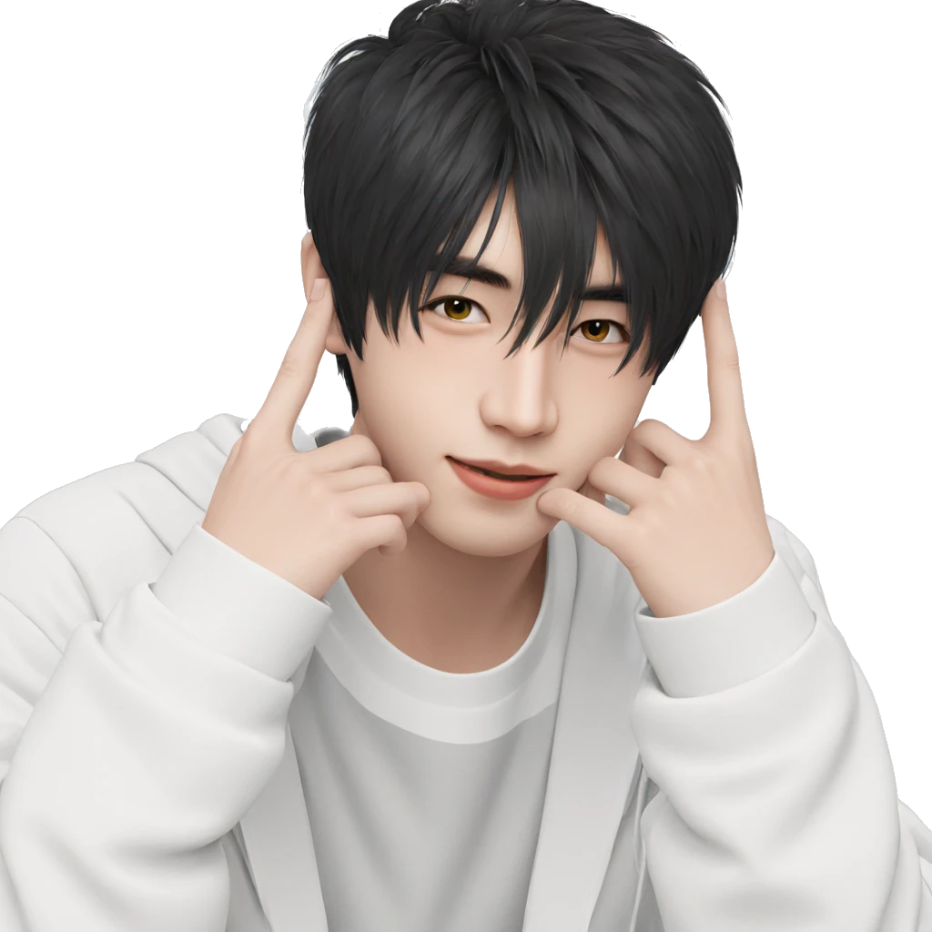 realistic portrait of a boy emoji