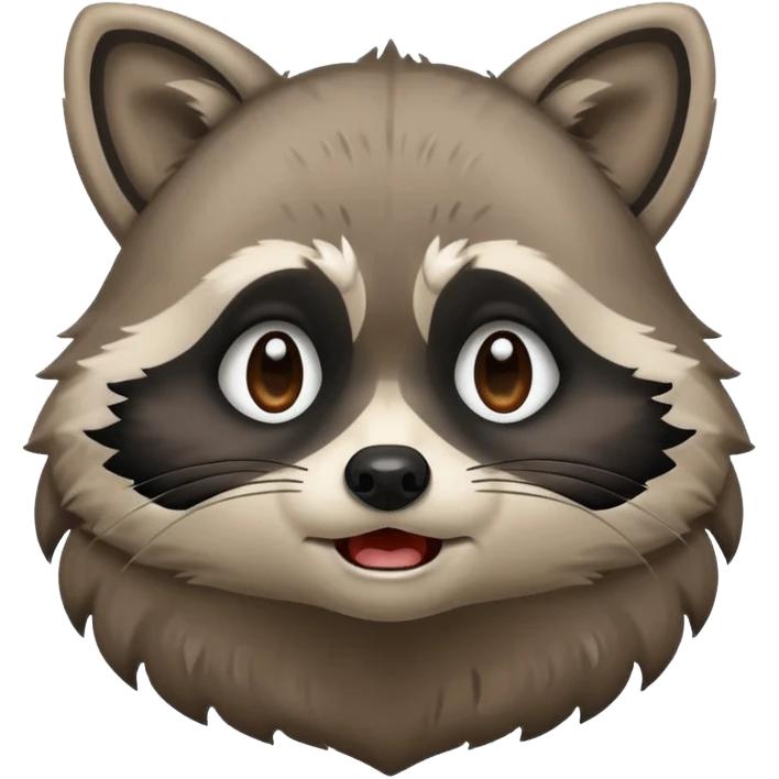 
the raccoon is crying emoji