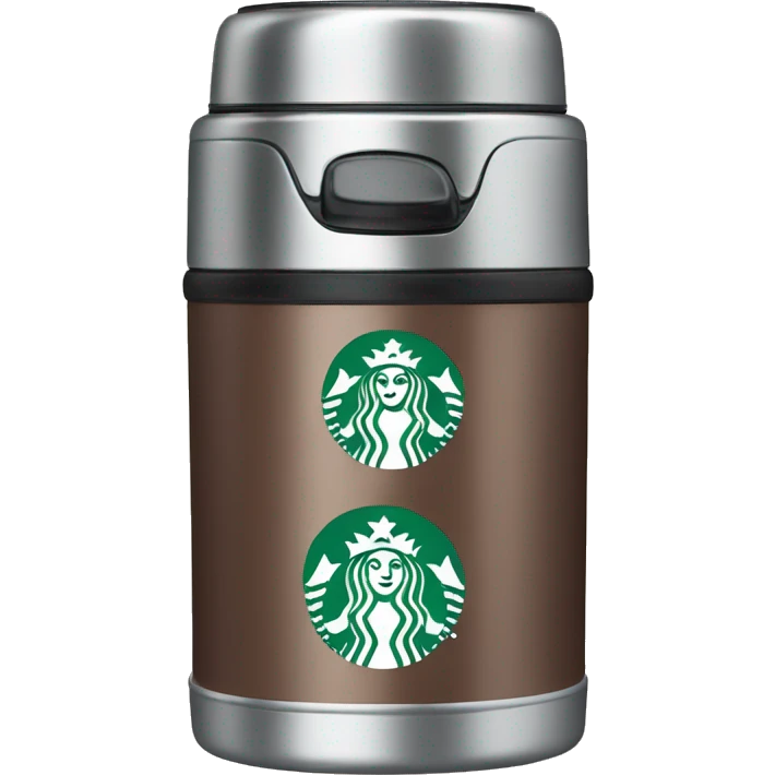 Starbucks coffee thermos emoji