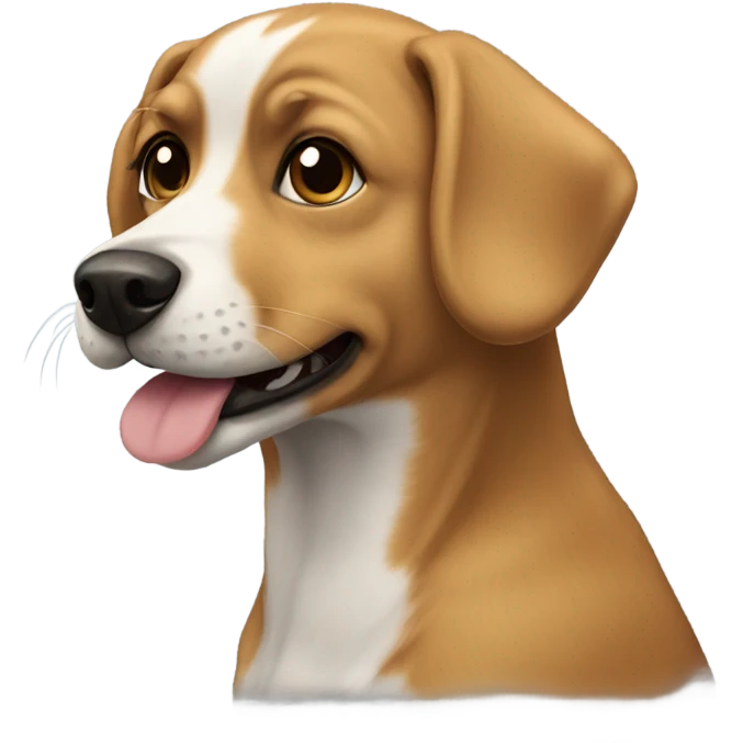 Dog named Rachel  emoji