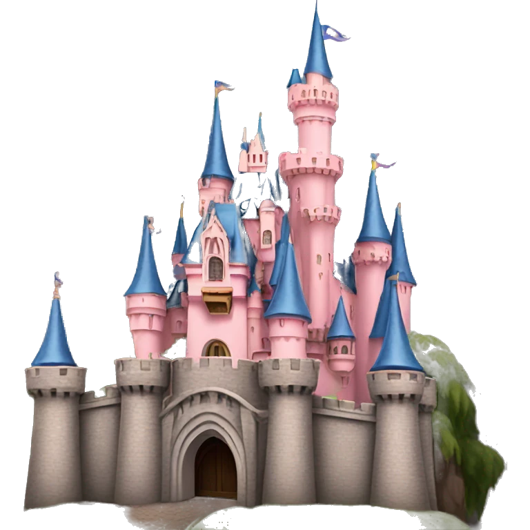 Sleeping beauty castle emoji